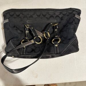 Black Medium Coach Bag